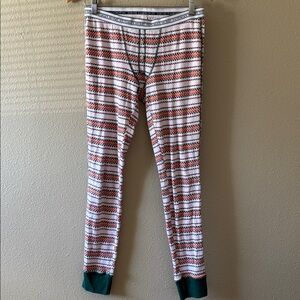 Victoria's Secret Thermal Pajama Bottoms Joggers Multicolor Small Striped Nordic